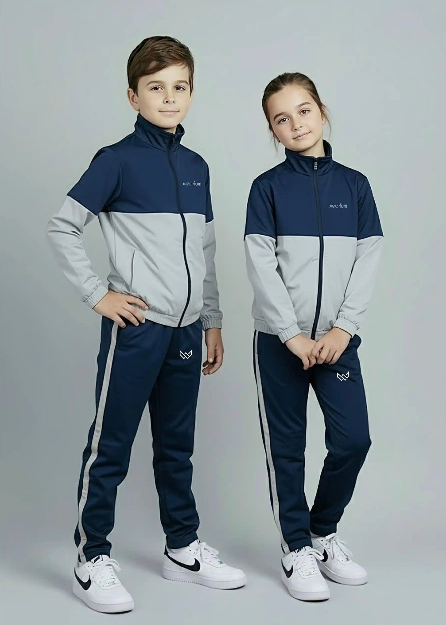 Navy Glide - Kids Winter Tracksuit