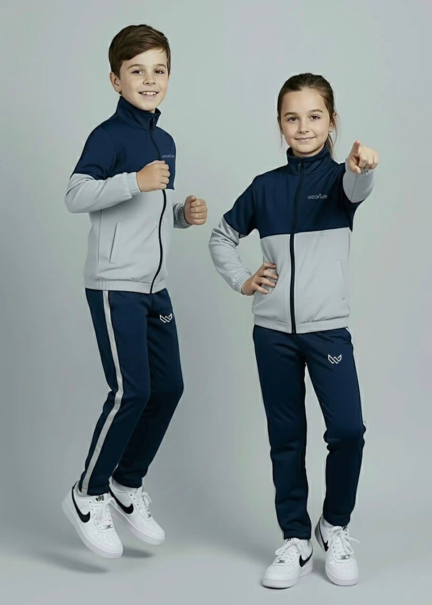 Navy Glide - Kids Winter Tracksuit
